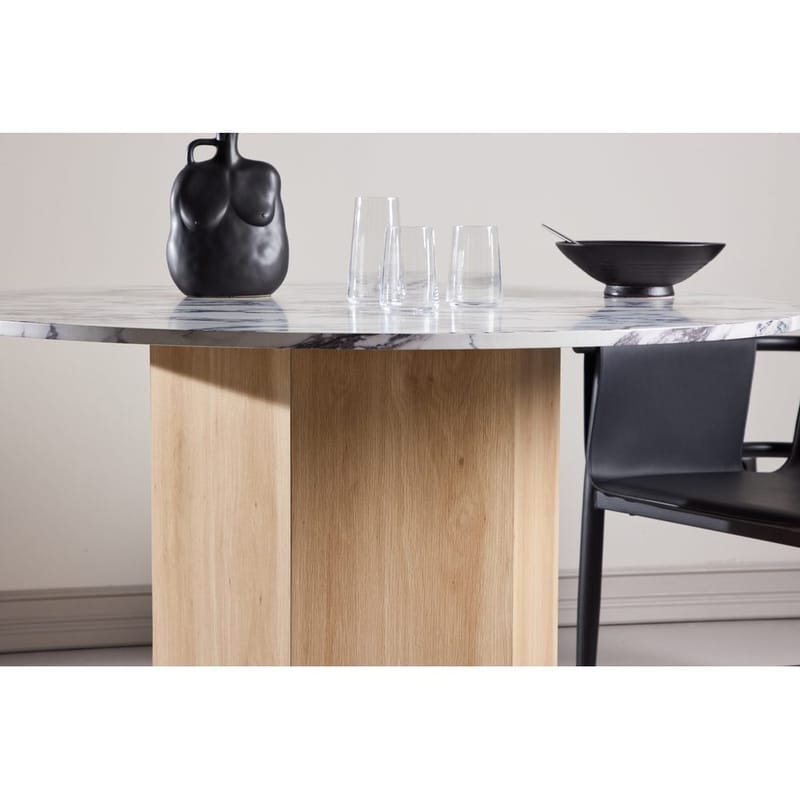 Runt matbord Tekla - Ljusgrå, 120 - Möbler - Bord & matgrupper - Matbord & köksbord