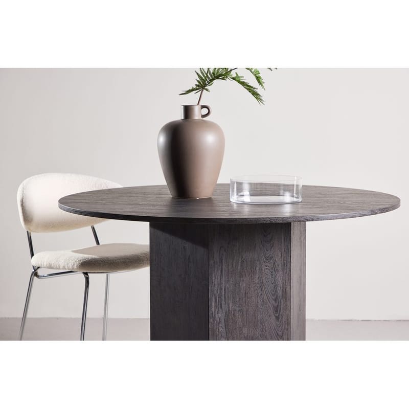 Runt matbord Tekla - Svart, 120 - Möbler - Bord & matgrupper - Matbord & köksbord