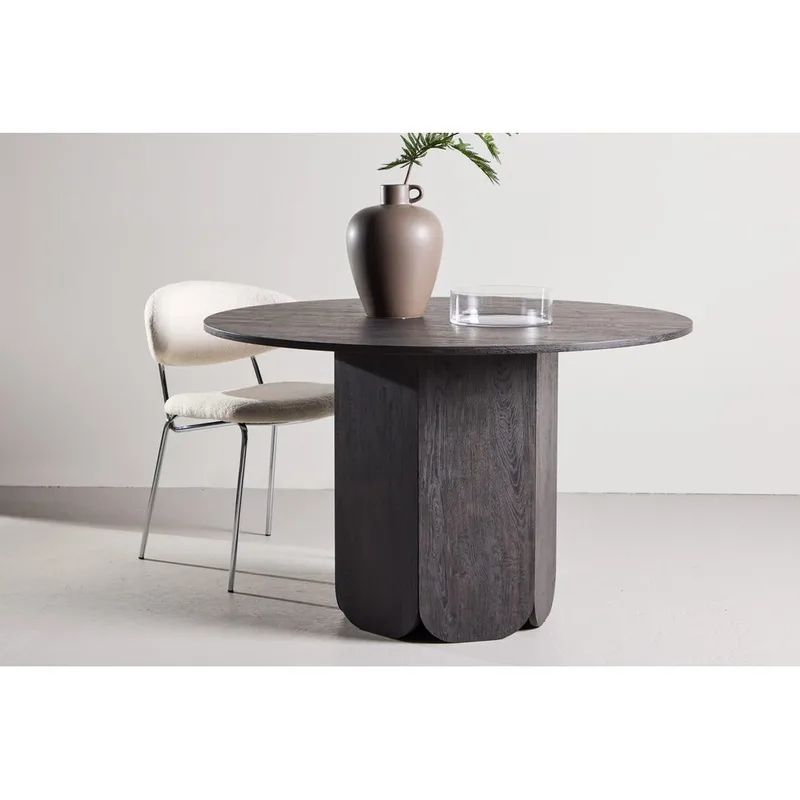 Runt matbord Tekla - Svart, 120 - Möbler - Bord & matgrupper - Matbord & köksbord