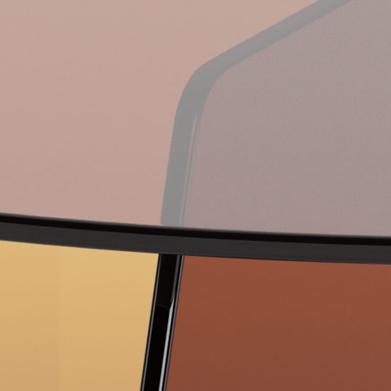 Ryvos Soffbord i Glas 80 cm Rund - Brun - Möbler - Bord & matgrupper - Soffbord