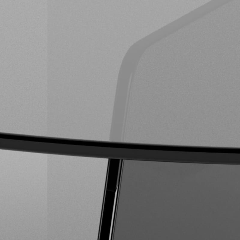 Ryvos Soffbord i Glas 80 cm Rund - Rökfärgad - Möbler - Bord & matgrupper - Soffbord