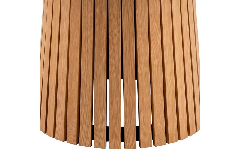 Saku Runt Matbord 120 cm med Trä- och Ekutseende - Beige - Möbler - Bord & matgrupper - Matbord & köksbord