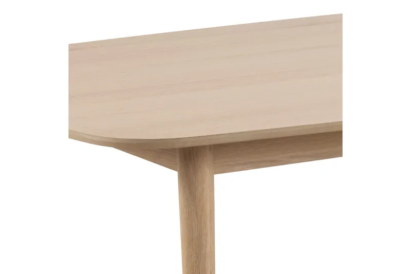 Salama Stort Rektangulärt Matbord 210 cm med Trä- och Ekutseende - Vit - Möbler - Bord & matgrupper - Matbord & köksbord