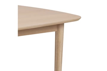 Salama Stort Rektangulärt Matbord 210 cm med Trä- och Ekutseende - Vit - Möbler - Bord & matgrupper - Matbord & köksbord