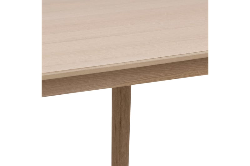 Salama Stort Rektangulärt Matbord 210 cm med Trä- och Ekutseende - Vit - Möbler - Bord & matgrupper - Matbord & köksbord
