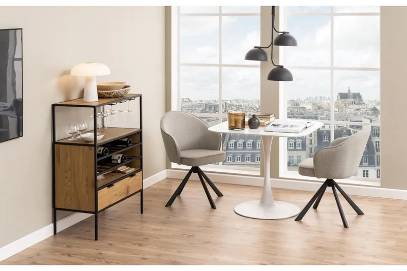 Salm Matbord 90 cm Kvadratisk - Vit - Möbler - Bord & matgrupper - Matbord & köksbord