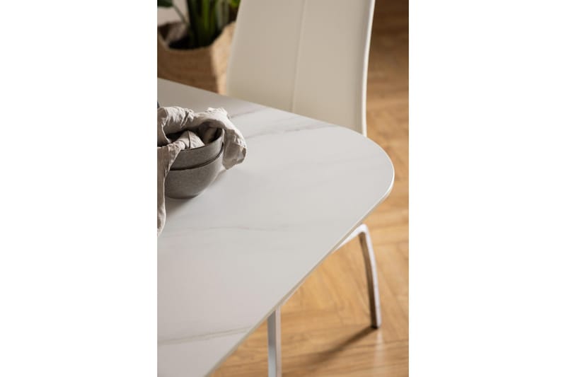 Salm Matbord 90 cm Kvadratisk - Vit - Möbler - Bord & matgrupper - Matbord & köksbord