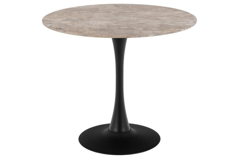 Salm Matbord 90 cm Rund, Svart