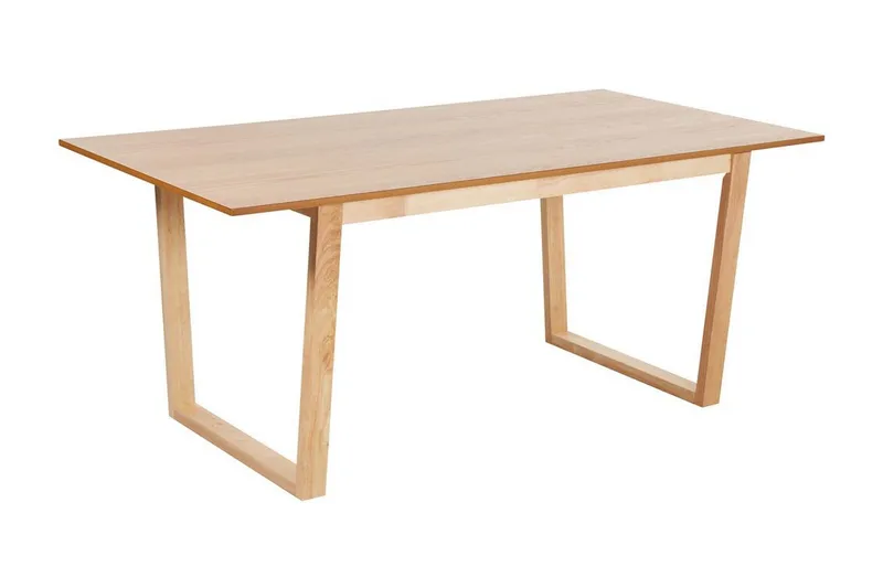 Salmo Rektangulärt Matbord 180 cm med Trä- och Askutseende, Brun
