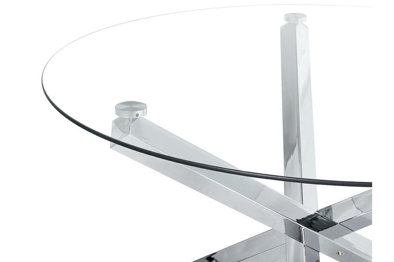 Salno Soffbord 110 cm Rund Rund - Silver - Möbler - Bord & matgrupper - Soffbord