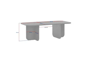 Salrin Soffbord 120 cm - Svart - Möbler - Bord & matgrupper - Soffbord