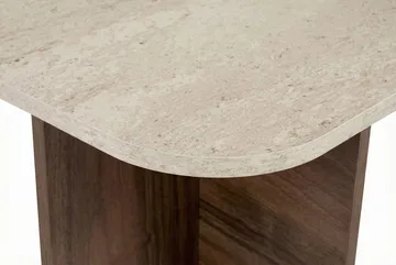 Salrin Soffbord 120x41x60 cm - Travertin/Venezia-valnöt - Möbler - Bord & matgrupper - Soffbord