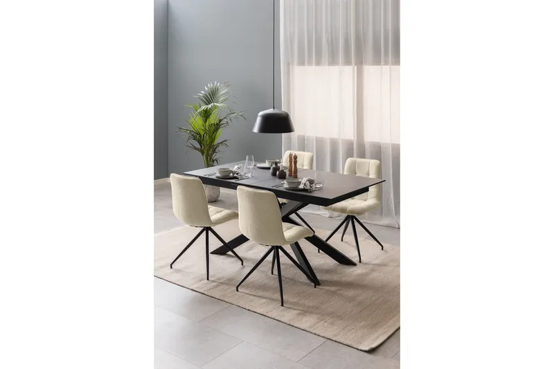 Salupa Matbord 210x90 cm - Svart - Möbler - Bord & matgrupper - Matbord & köksbord