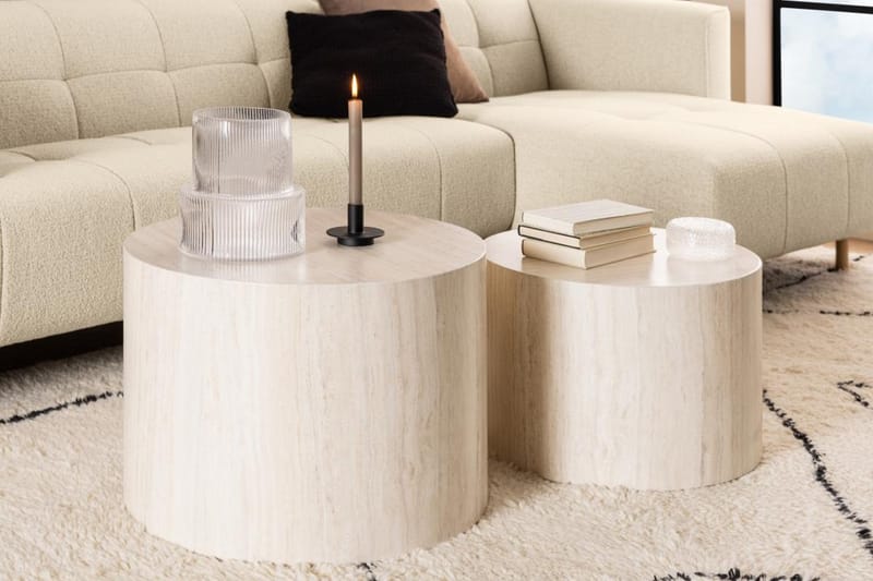 Samon Soffbord 58 cm - Beige - Möbler - Bord & matgrupper - Soffbord