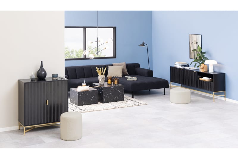 Samon Soffbord 58x58 cm - Svart - Möbler - Bord & matgrupper - Soffbord