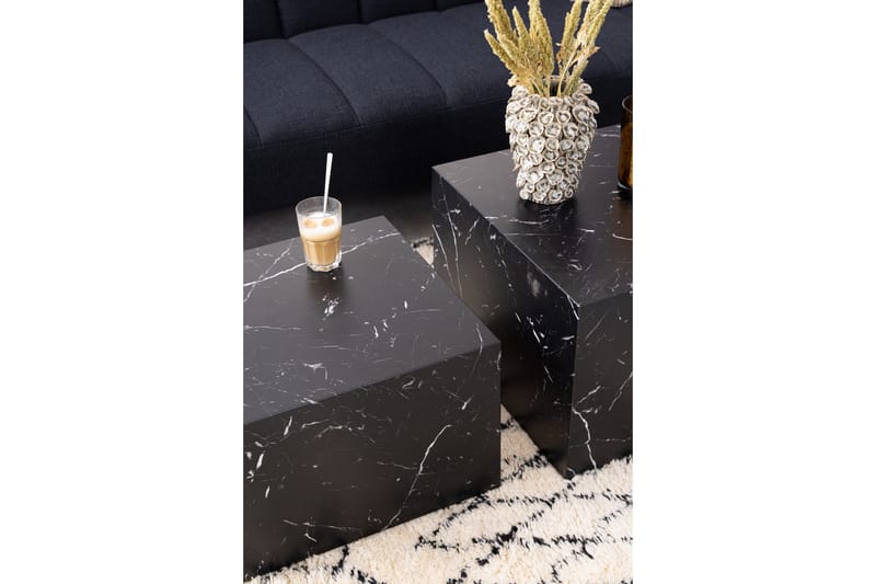 Samon Soffbord 58x58 cm - Svart - Möbler - Bord & matgrupper - Soffbord