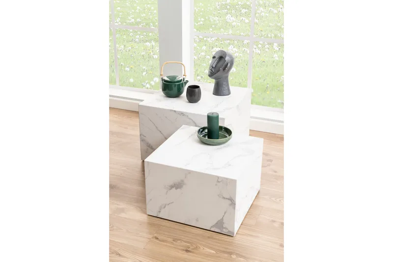 Samon Soffbord 58x58 cm - Vit - Möbler - Bord & matgrupper - Soffbord