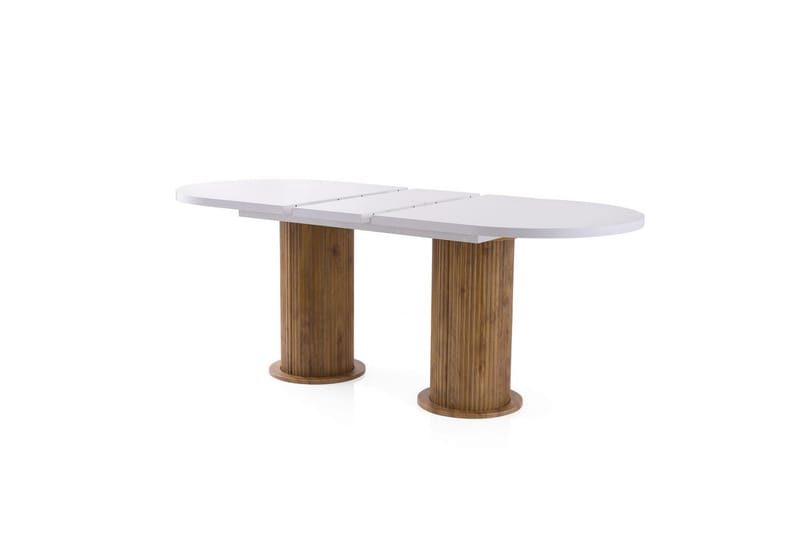 Samtens Matbord 180 cm Oval - Vit - Möbler - Bord & matgrupper - Matbord & köksbord
