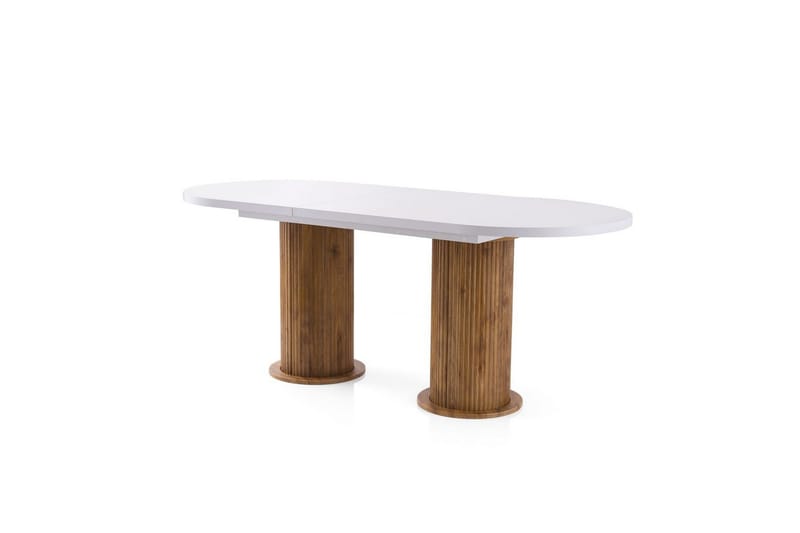 Samtens Matbord 180 cm Oval - Vit - Möbler - Bord & matgrupper - Matbord & köksbord