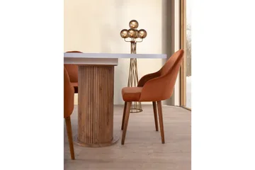 Samtens Matbord 180 cm Oval - Vit - Möbler - Bord & matgrupper - Matbord & köksbord