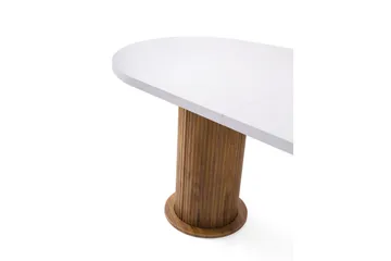 Samtens Matbord 180 cm Oval - Vit - Möbler - Bord & matgrupper - Matbord & köksbord