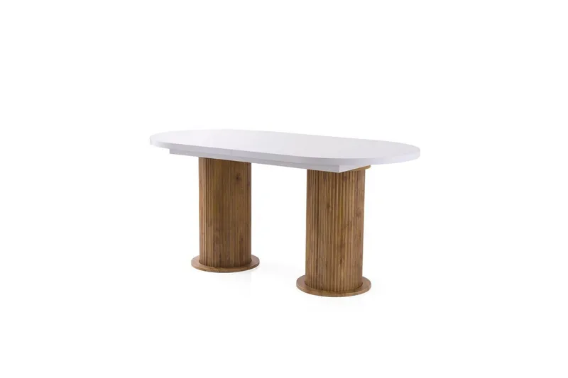 Samtens Matbord 180 cm Oval, Vit