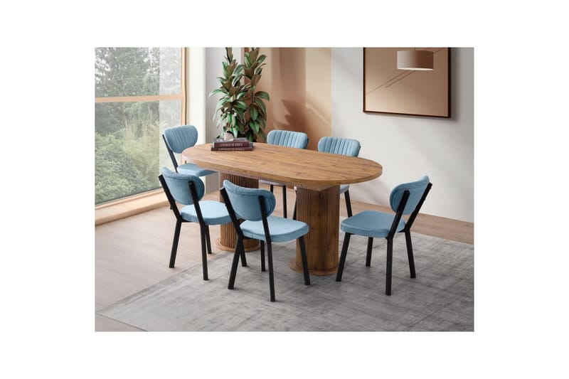 Samtens Matbord 180 cm Rektangulär - Valnöt - Möbler - Bord & matgrupper - Matbord & köksbord