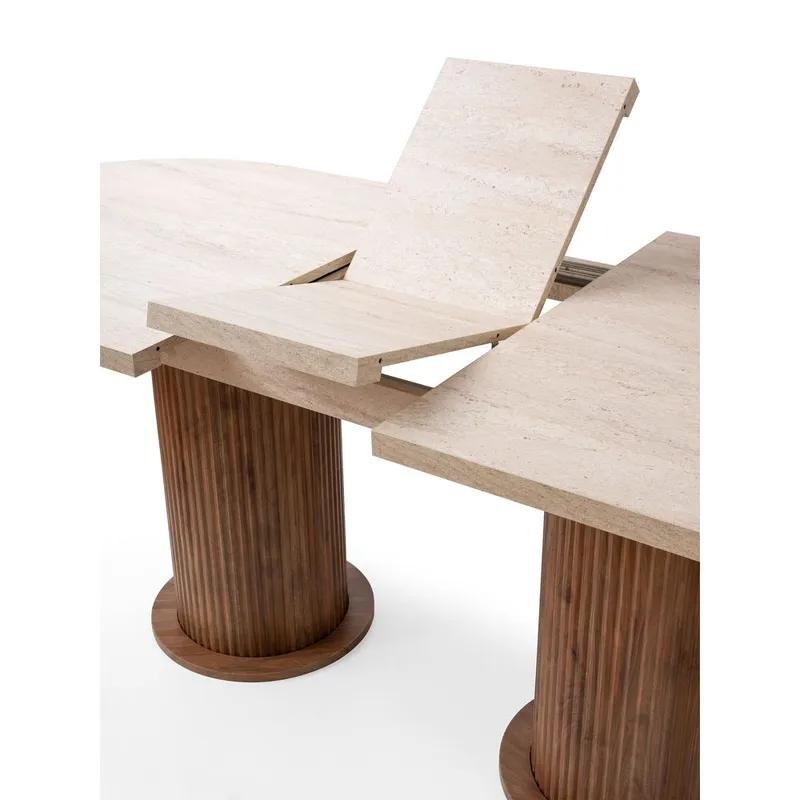 Samtens Matbord Oval 180 cm - Brun/Taupe - Möbler - Bord & matgrupper - Matbord & köksbord