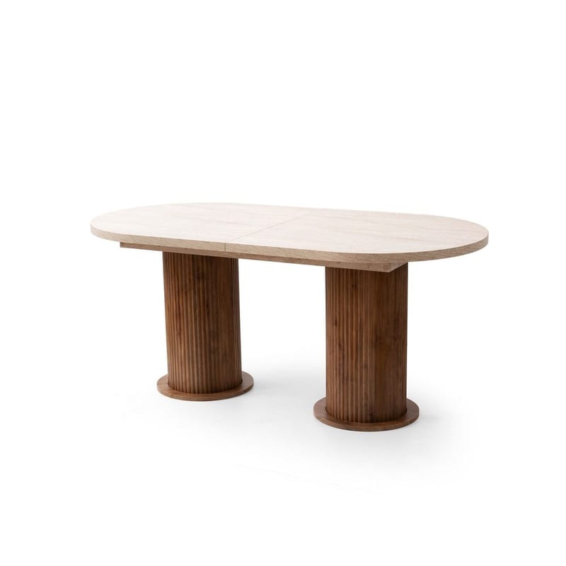 Samtens Matbord Oval 180 cm - Brun/Taupe - Möbler - Bord & matgrupper - Matbord & köksbord