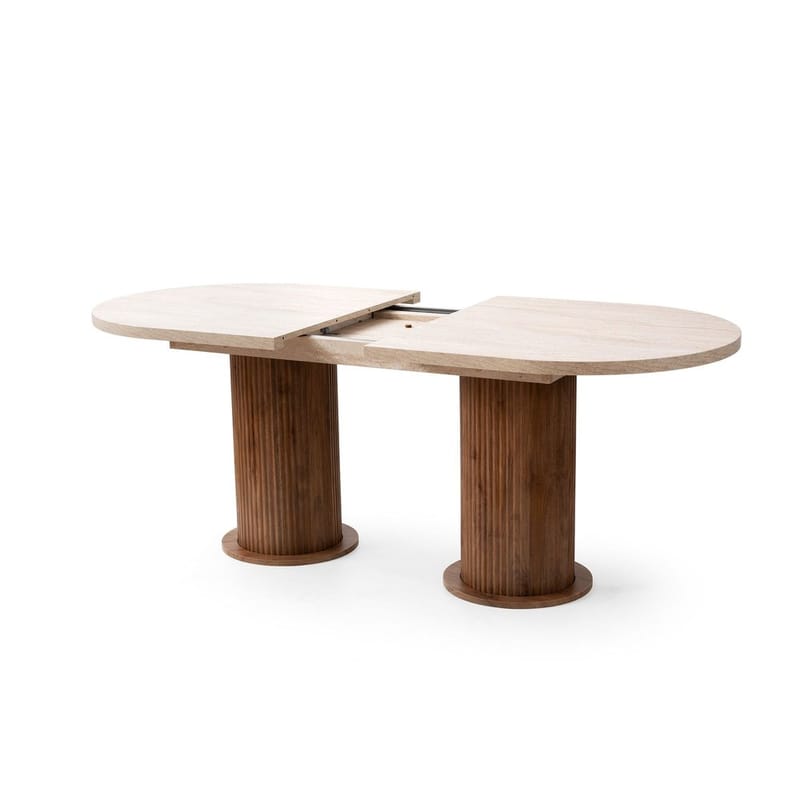 Samtens Matbord Oval 180 cm - Brun/Taupe - Möbler - Bord & matgrupper - Matbord & köksbord