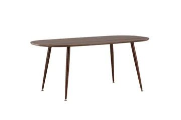 Sanford Ovalt Matbord 180 cm med Trä- och Valnötsutseende - Brun - Möbler - Bord & matgrupper - Matbord & köksbord