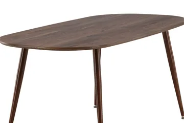 Sanford Ovalt Matbord 180 cm med Trä- och Valnötsutseende - Brun - Möbler - Bord & matgrupper - Matbord & köksbord
