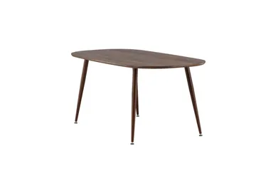 Sanford Ovalt Matbord 180 cm med Trä- och Valnötsutseende - Brun - Möbler - Bord & matgrupper - Matbord & köksbord