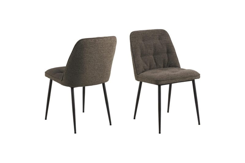 Sanjoan Matgrupp 140 cm + 4 st Zabinka Matstolar - Grå/Svart/Brun - Möbler - Bord & matgrupper - Matgrupper