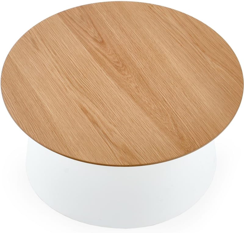 Saranda soffbord Ø69 cm - Vit - Vit - Möbler - Bord & matgrupper - Soffbord
