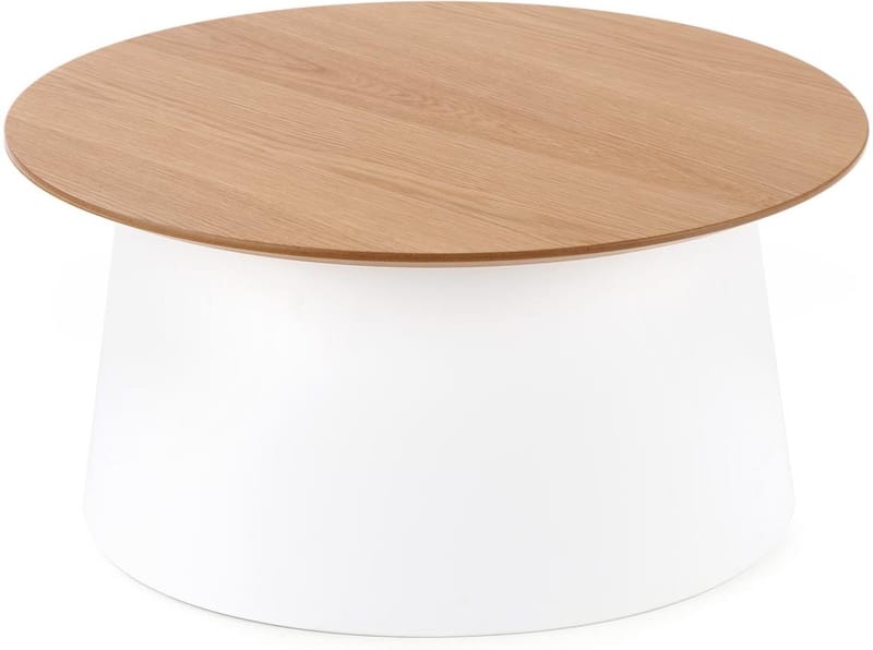 Saranda soffbord Ø69 cm - Vit - Vit - Möbler - Bord & matgrupper - Soffbord