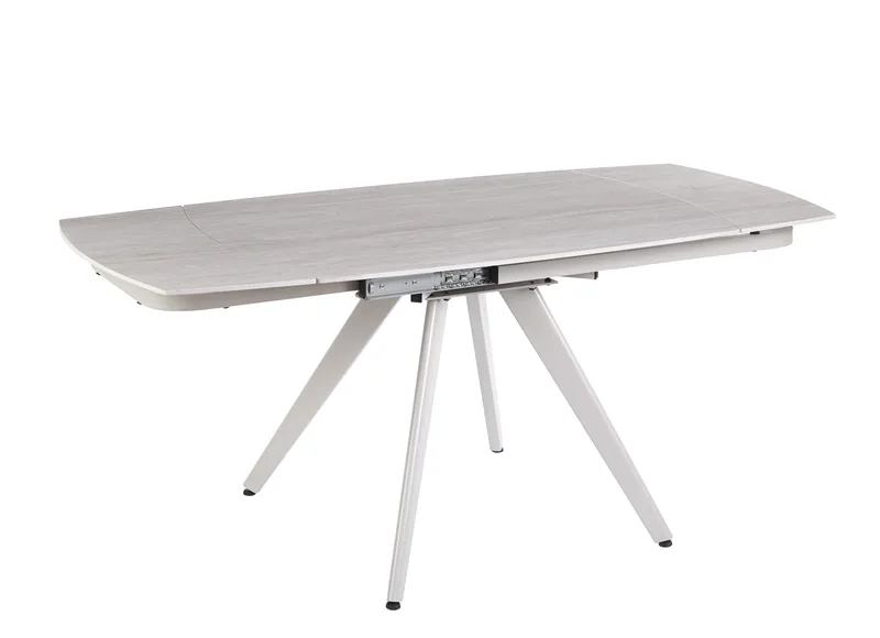 Saturnus matbord förlängningsbart 120 till 180 cm - Beige Travertin, Beige Travertin