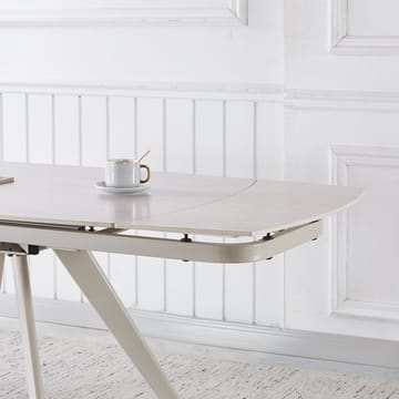 Saturnus matbord förlängningsbart 120 till 180 cm - Beige Travertin - Beige Travertin - Möbler - Bord & matgrupper - Matbord & köksbord