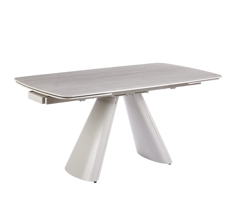 Saturnus matbord förlängningsbart 165-240 cm - Beige travertin - Beige travertin - Möbler - Bord & matgrupper - Matbord & köksbord