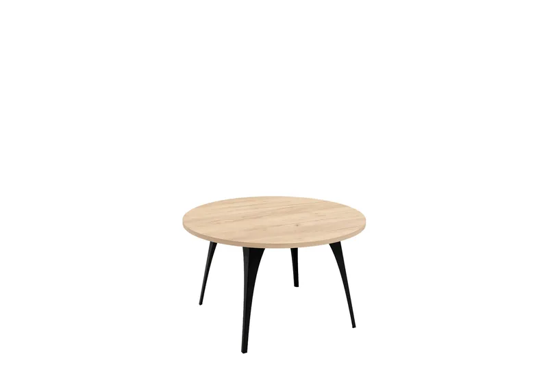 Sayumi Soffbord 75 cm, Svart/Beige