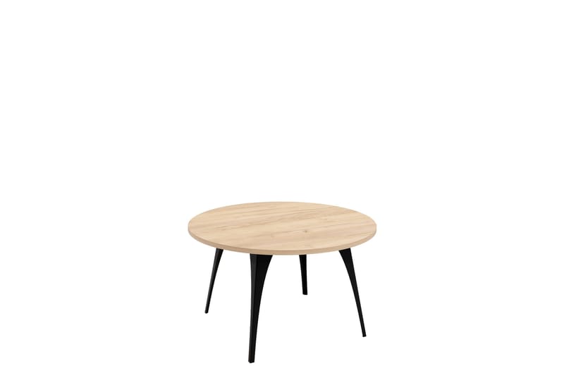 Sayumi Soffbord 75 cm, Svart/Beige