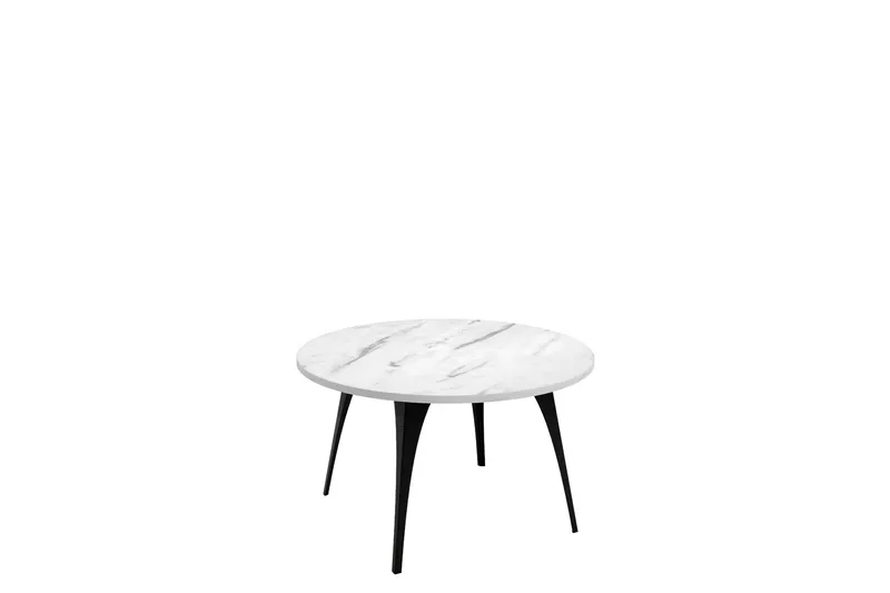Sayumi Soffbord 75 cm, Svart/Ljusgrå