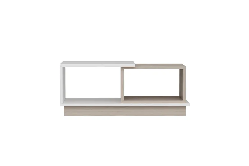 Schmida Soffbord 90x45 cm Vit/Brun - Hanah Home - Möbler - Bord & matgrupper - Soffbord