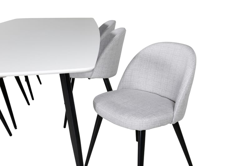 Sedavi Matgrupp 240 cm Rektangulär med 6 Sedavi Stolar - Svart - Möbler - Bord & matgrupper - Matgrupper