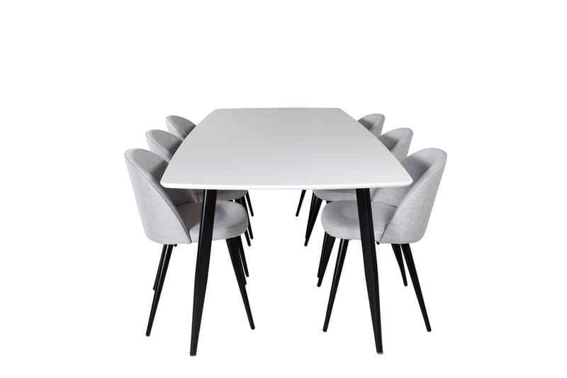 Sedavi Matgrupp 240 cm Rektangulär med 6 Sedavi Stolar, Svart