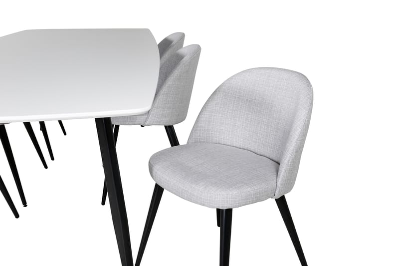 Sedavi Matgrupp 240 cm Rektangulär med 6 Sedavi Stolar - Svart - Möbler - Bord & matgrupper - Matgrupper