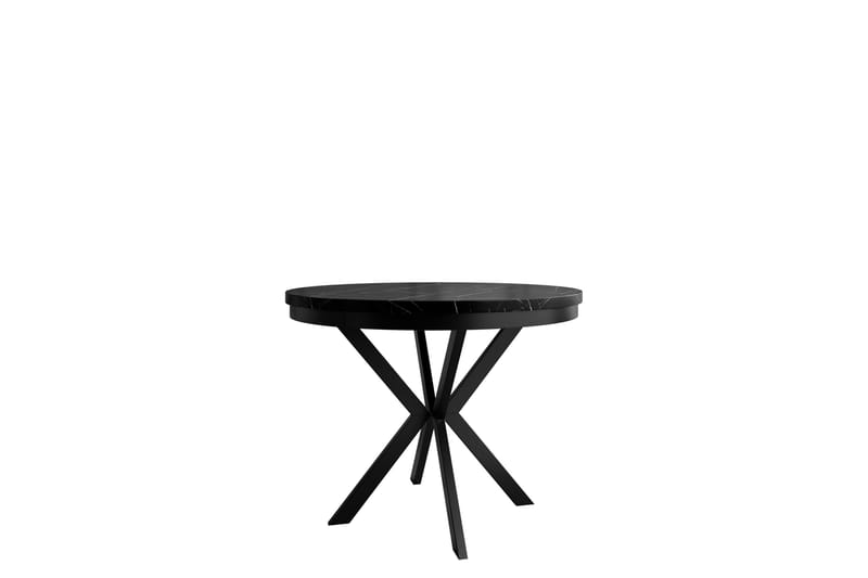 Sereth Matbord 100 cm Rund, Svart