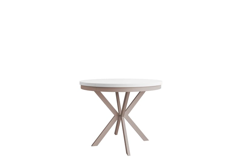 Sereth Matbord 90 cm Rund - Vit/Beige - Möbler - Bord & matgrupper - Matbord & köksbord