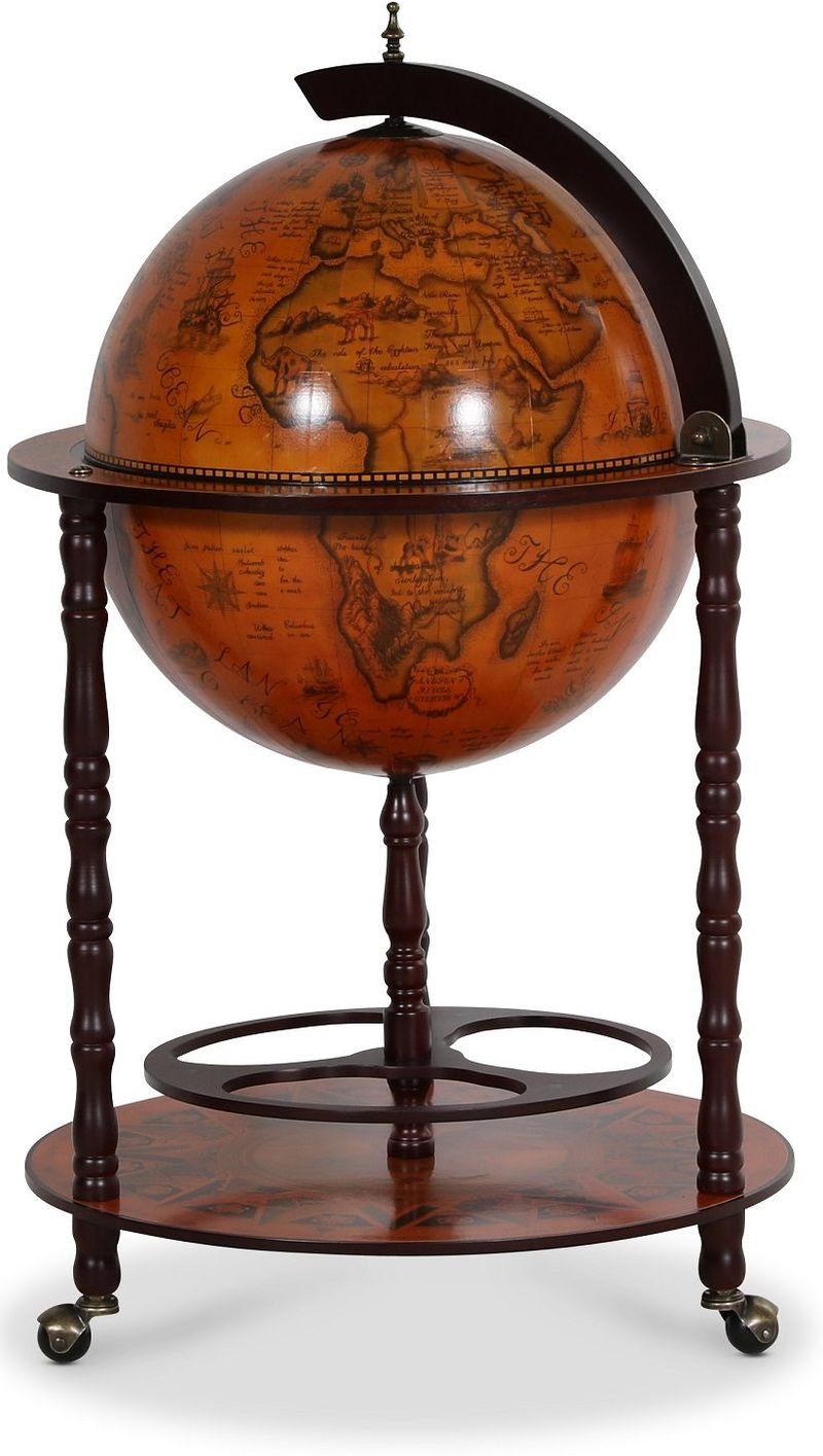 Barglob - Da Vinci - Jordglob som bar, brun