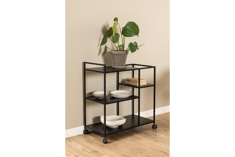 Crabtree Drinkvagn 78x40 cm - Svart - Möbler - Bord & matgrupper - Serveringsvagn & barvagn - Drinkvagn